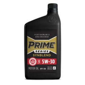 Prime Series Conventional Motor Oil SAE 5W-30 (12 pk., 1-qt. bottles)