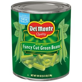 Del Monte Fancy Cut Green Beans, 101oz.