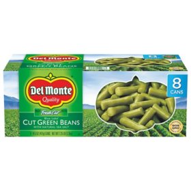 Del Monte Cut Green Beans, 14.5 oz., 8 pk.