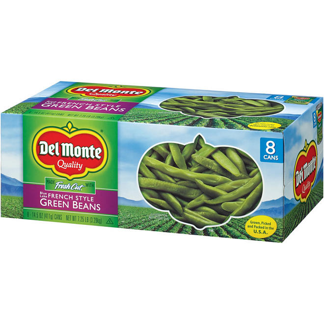 Del Monte French Style Green Beans - 14.5 oz. cans - 8 pk.