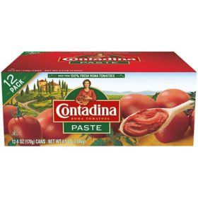 Contadina Tomato Paste (6 oz. cans, 12 ct.)