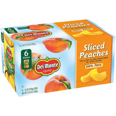 Canned Fruit, Organic Yellow Cling Peach Slices in Organic Peach & Pear  Juice from Concentrate, 15 oz at Whole Foods Market