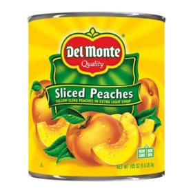 Del Monte Lite Sliced Peaches 105 oz.