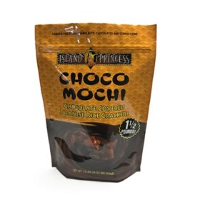 Island Princess Choco Mochi Chocolate-Covered Rice Crackers 24 oz.