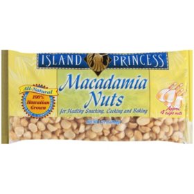 Island Princess Macadamia Nuts 1.25 lbs.