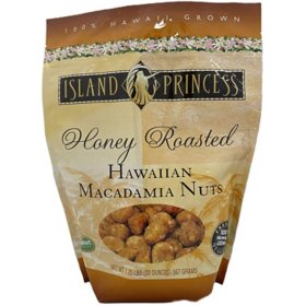 Island Princess Honey Roasted Macadamia Nuts 20 oz.