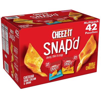 UPC 024100115013 product image for Cheez-It Snap'd, Variety Pack, 0.75 oz, 42 pk. | upcitemdb.com