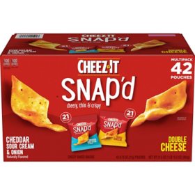 Cheez-It Snap'd, Variety Pack, 0.75 oz., 42 pk.