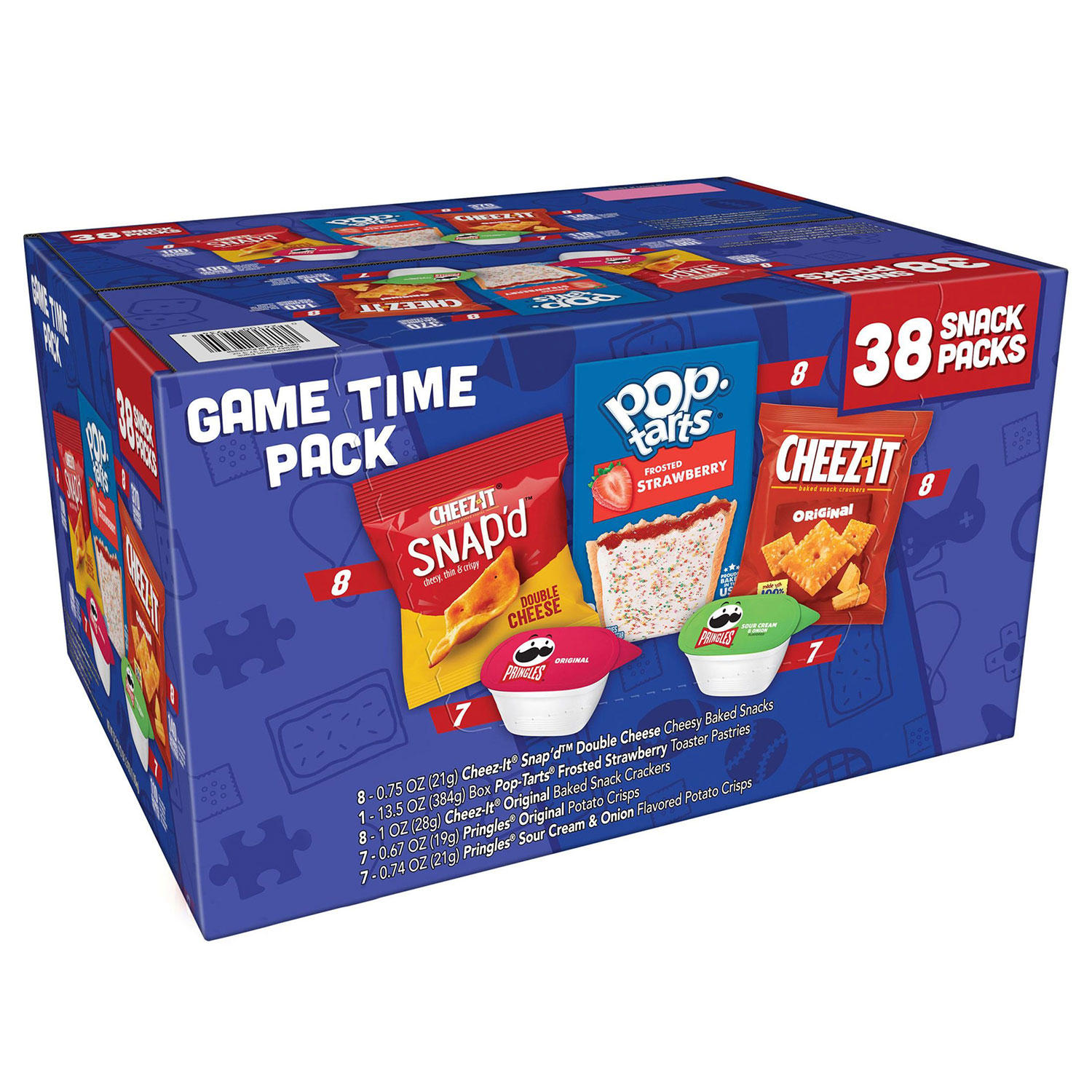Kellogg's Game Time Snacks, Variety Pack 38 pk.