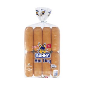 Bunny Original Hot Dog Buns 24 oz., 16 ct.