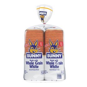 Bunny Made With Whole Grain White Bread 2 pk., 40 oz.