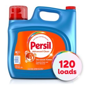 Persil OXI + Odor Liquid Laundry Detergent, 120 loads, 240 fl. oz.