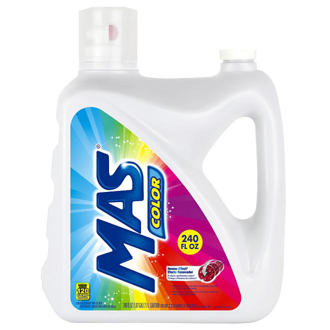 MAS Color Liquid Detergent (120 loads, 240 oz.)