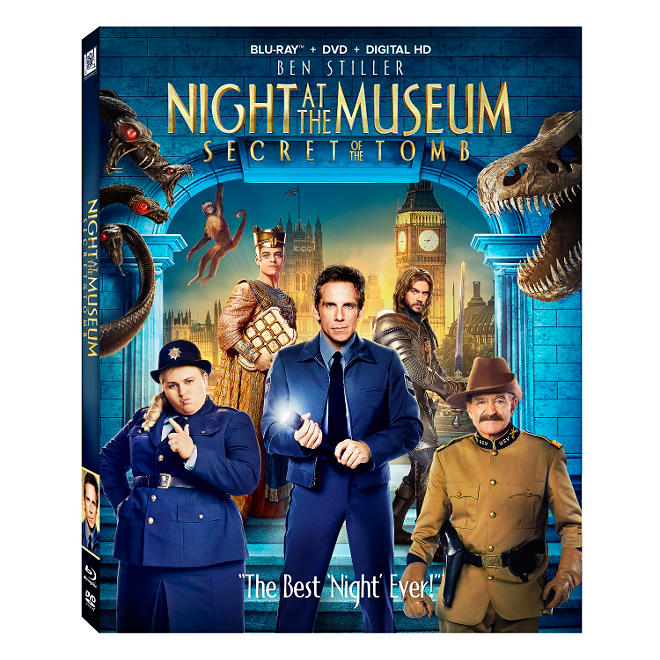 Night At The Museum: Secret of The Tomb Combo Pack [Blu-ray + DVD + Digital HD]