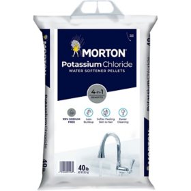 Morton Potassium Chloride Water Softener Pellets 40 lb.