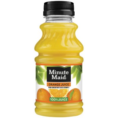 Minute Maid Orange Juice, 10 oz. Bottles, 24 Pack