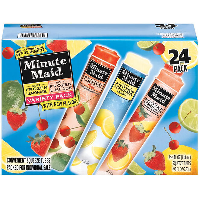 Minute Maid® Soft Frozen Variety Pack  (4 oz., 24 ct.)