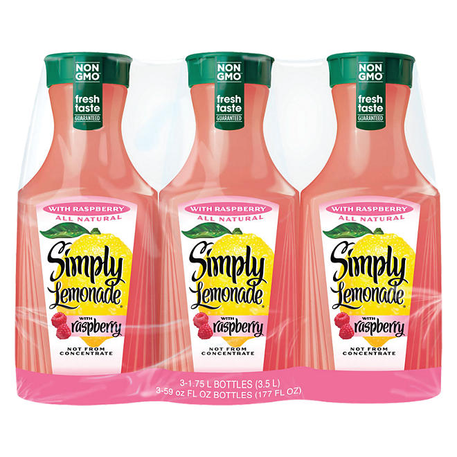 Simply Lemonade With Raspberry (59 fl. oz., 3 pk.)