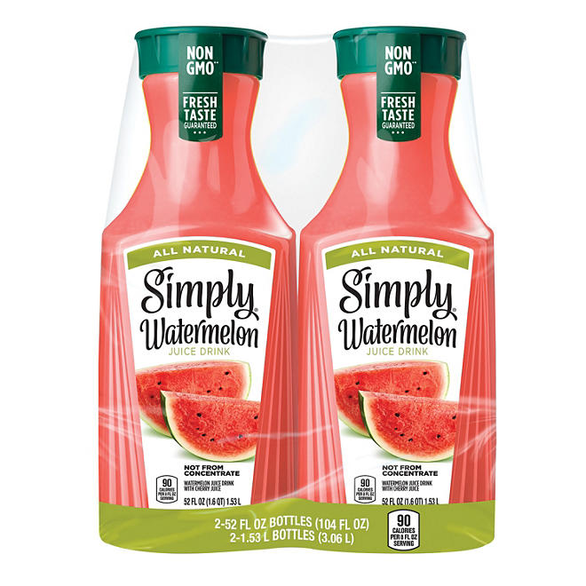 Simply Watermelon Juice Drink (52 fl. oz., 2 pk.)