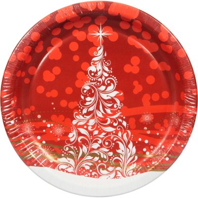 Holiday disposable clearance plates