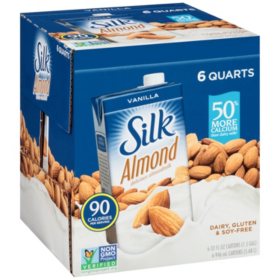 Silk Vanilla Almond Milk 32 oz., 6 pk.