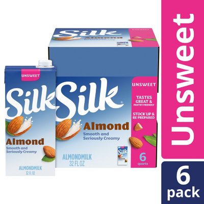 Silk Almond Milk (32 fl. oz., 6 pk.) Sam's Club