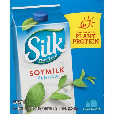 Silk Vanilla Soy Milk (64 oz., 2 pk.) - Sam's Club