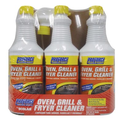 1 refill ECOLAB Member's Mark Commercial Oven Grill Fryer Grease Cleaner 32  Oz. 