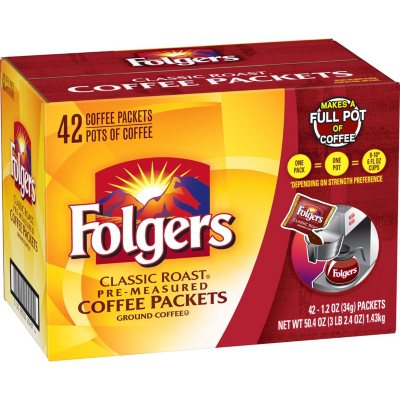 folgers single packets