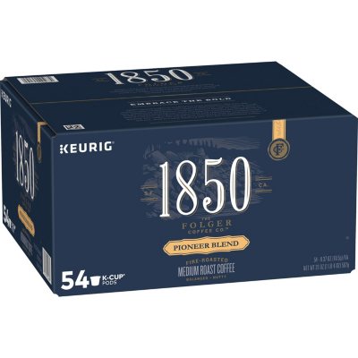 1850 Pioneer Blend Coffee Medium Roast 54 K Cups Sam s Club