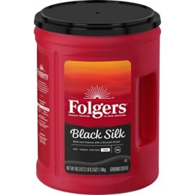 Folgers Dark Roast Ground Coffee, Black Silk 40.3 oz.