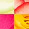 Rainbow, variant on Member's Mark Roses and Greenery Vase Arrangement, Choose color and stem count