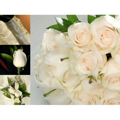 Member's Mark Wedding Collection White Rose, Bridal Bouquet (1