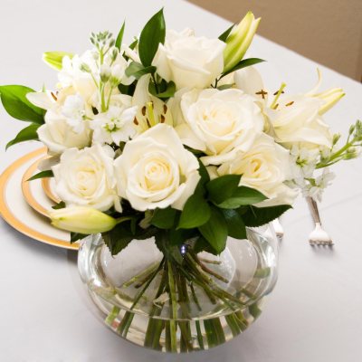 Wedding Collection White Centerpieces 6 Pieces Sam S Club