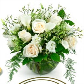 Wedding Collection Mini White Calla Lily, Centerpieces (6 pieces)
