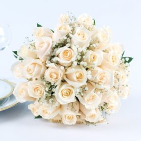 Member's Mark Wedding Collection White Rose (Choose piece count)