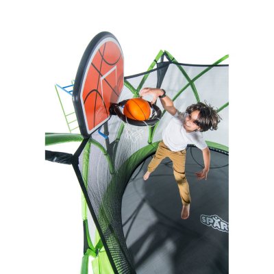 sam's club trampoline with basketball hoop