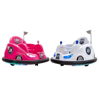 Flybar 6-Volt Battery Powered Electric Bumper Cars, 2 Pack.