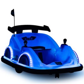 Flybar 12V Racer Glow Bumper Car