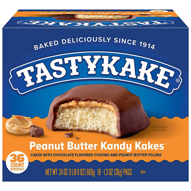 Tastykake Peanut Butter Kandy Kakes 1.33 oz., 36 pk.