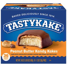 Tastykake Peanut Butter Kandy Kakes, 1.33 oz., 36 pk.