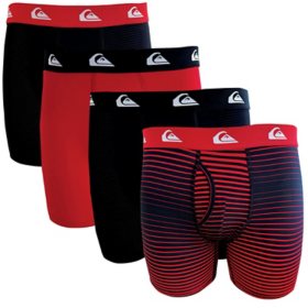 Quiksilver Men's 4-Pack Performance Mesh Boxer Brief