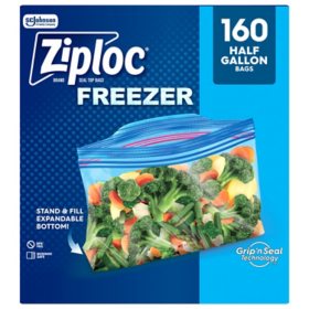 Ziploc Slider Freezer Gallon & Quart Bags w/ Power Shield Technology (104  ct.)