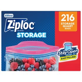 Ziploc Storage Bags, Various Sizes, 347 Ct. ( 1 Pack )