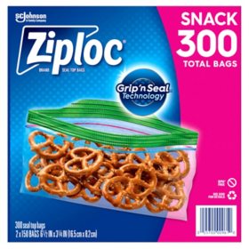 Ziploc Snack Bags (150 ct./pk., 2 pk.)