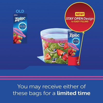 Ziploc Slider Food Storage Freezer Bag Zip Lock Plastic Travel Gallon Size
