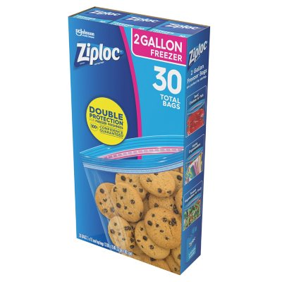 Ziploc 2 Gal. Ziploc Resealable Bags, Plastic (Ziploc 94603)