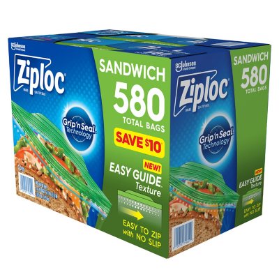 Ziploc Sandwich Bags (580 ct)