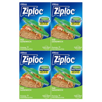 Ziploc Sandwich Bags, 145-Count