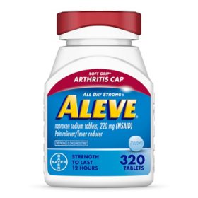 Aleve Soft-Grip Arthritis Caplets, 320 ct. 		 		 		 		 		 		